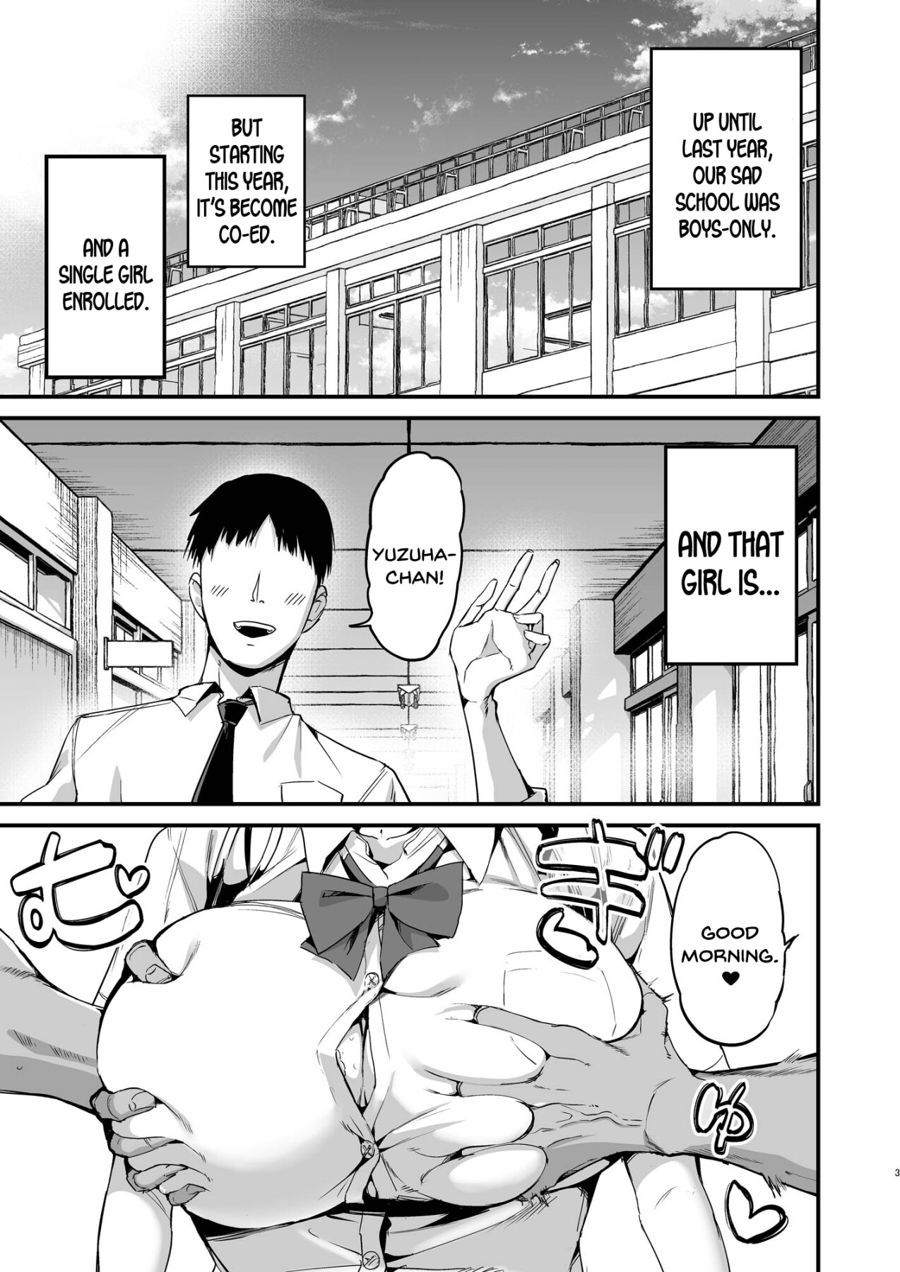 Hentai Manga Comic-Don't cum inside your classmate!-Read-2